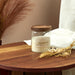 1 piece - SCENTED CANDLE POT TOP ACACIA SOFTNESS H11.5CM - for color option contact us on 03 46 45 47