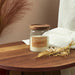 1 piece - SCENTED CANDLE POT TOP ACACIA SOFTNESS H11.5CM - for color option contact us on 03 46 45 47