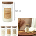1 piece - SCENTED CANDLE POT TOP ACACIA SOFTNESS H16.5CM - for color option contact us on 03 46 45 47