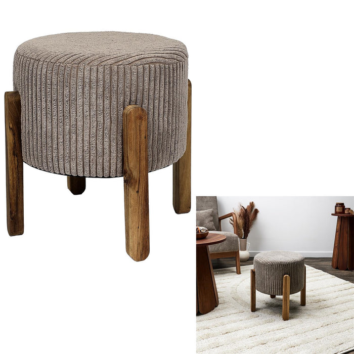 SCOTT SIDE STOOL TAUPE