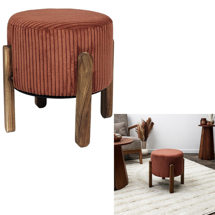 SCOTT SIDE STOOL TERRACOTTA