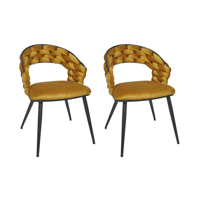 SAWYER CHAIR MUSTARD YELLOW A1