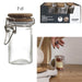 GLASS JAR WITH ACACIA LID 70ML
