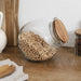 2 POSITION ACACIA STORAGE JAR
