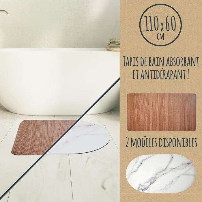 ULTRA ABSORBENT BATH MAT 60X110CM