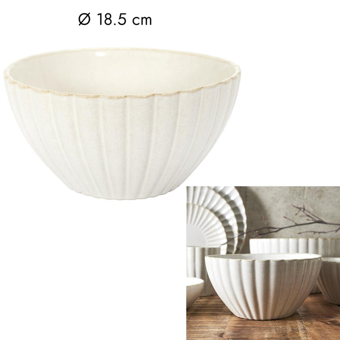 SALAD BOWL VLORA D18.5CM
