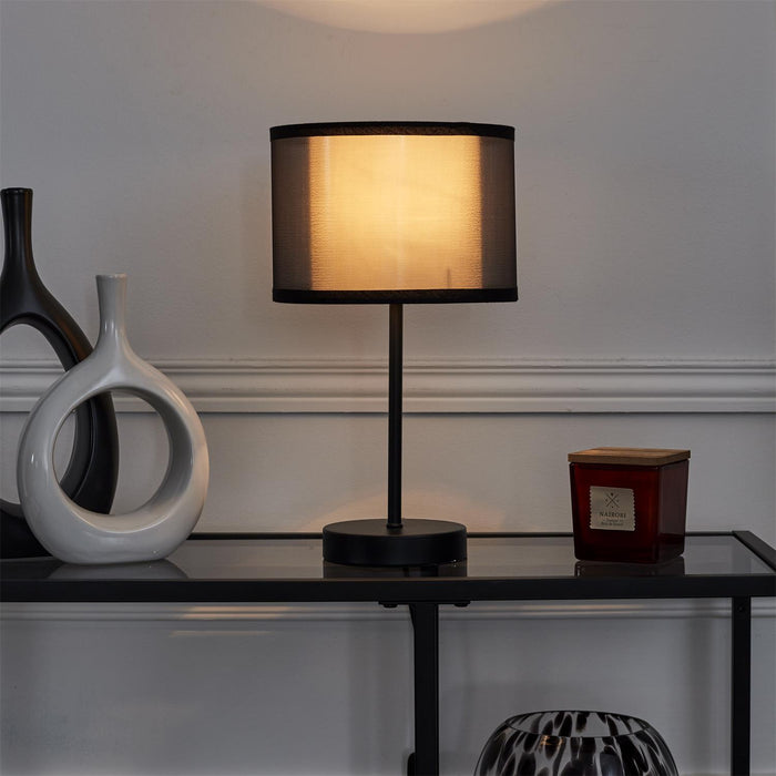 DOUBLE SHADE TABLE LAMP