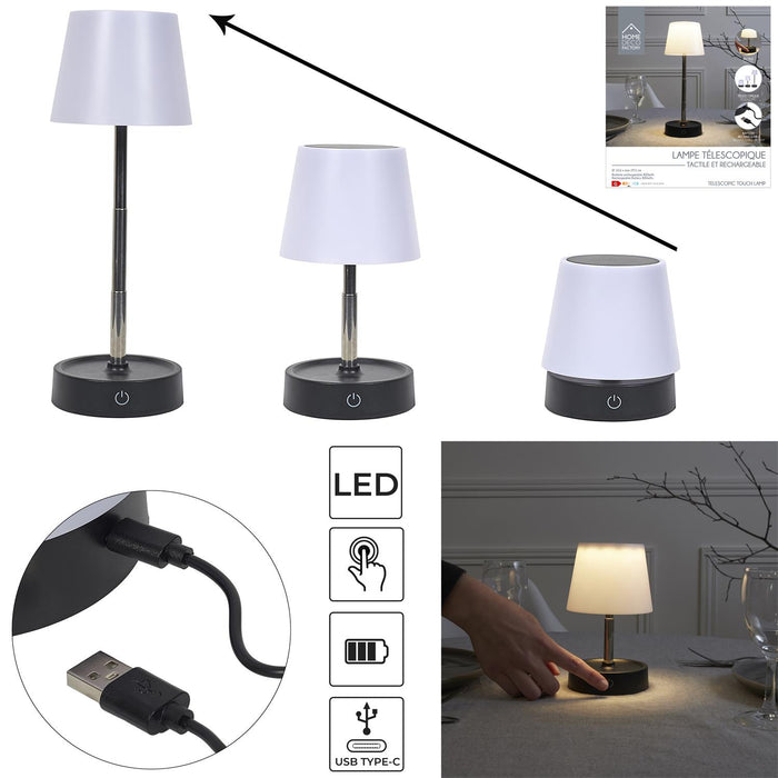 RECHARGEABLE TACTILE TELESCOPIC LAMP M12