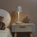 RECHARGEABLE TABLE LAMP WITH OPENWORK STARS M6