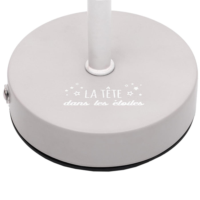 RECHARGEABLE TABLE LAMP WITH OPENWORK STARS M6