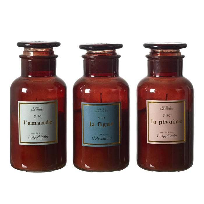 1 piece - CHIC APOTHECARY SCENTED CANDLE H16.5CM M12 - for color option contact us on 03 46 45 47