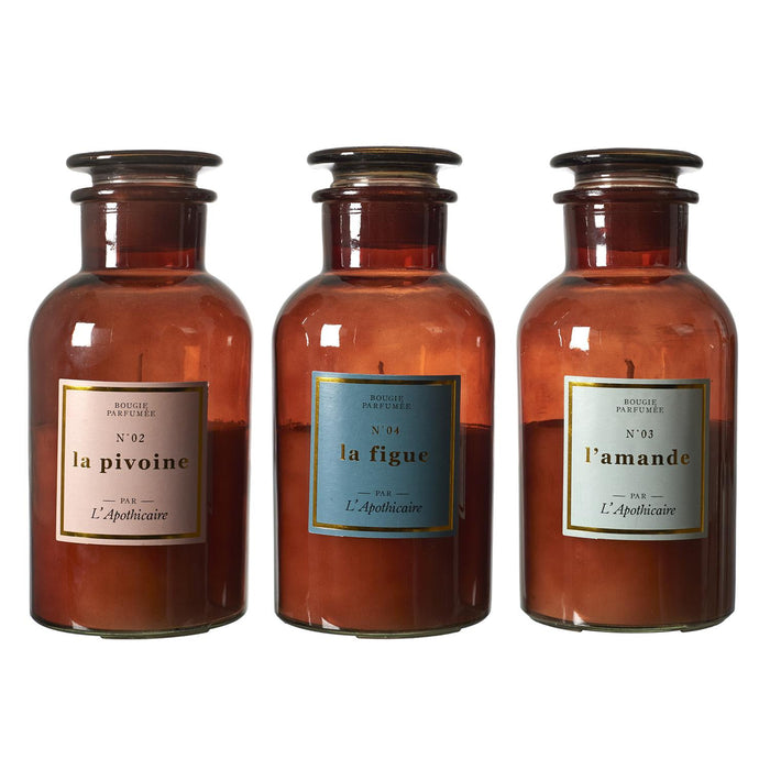 1 piece - SCENTED CANDLE APOTHICAIRE CHIC H21CM M6 - for color option contact us on 03 46 45 47