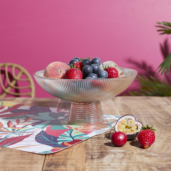 AMBER GLASS FRUIT BASKET 1.1L M8