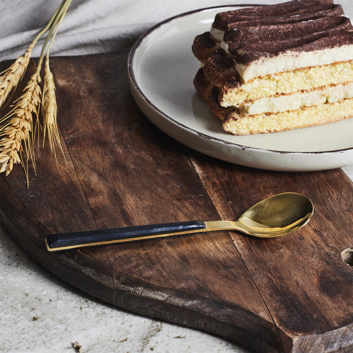 DESSERT SPOON BLACK X4 CHARLOTTE M8