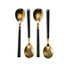 DESSERT SPOON BLACK X4 CHARLOTTE M8