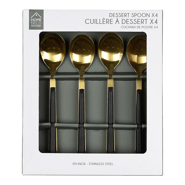 DESSERT SPOON BLACK X4 CHARLOTTE M8