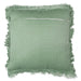 SAGE GREEN WAFFLE CUSHION 40X40CM M6