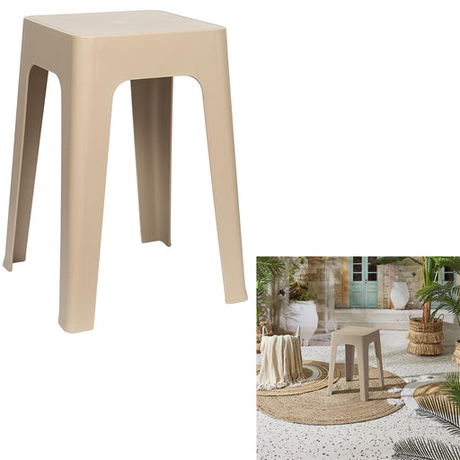 SPECTRA BEIGE STACKING PP STOOL M6