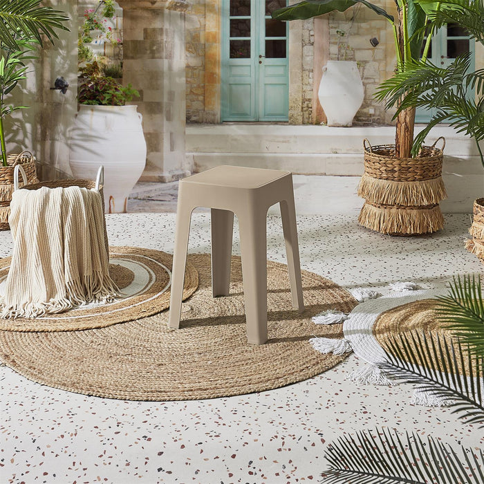 SPECTRA BEIGE STACKING PP STOOL M6