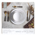 PORCELAIN DINNER SERVICE 12PC ERINA M2
