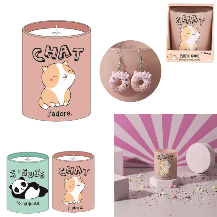 1 piece - SCENTED CANDLE JEWEL KAWAII M12 - for color option contact us on 03 46 45 47