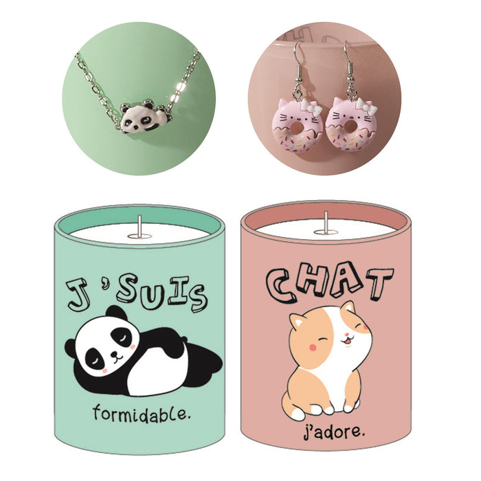 1 piece - SCENTED CANDLE JEWEL KAWAII M12 - for color option contact us on 03 46 45 47