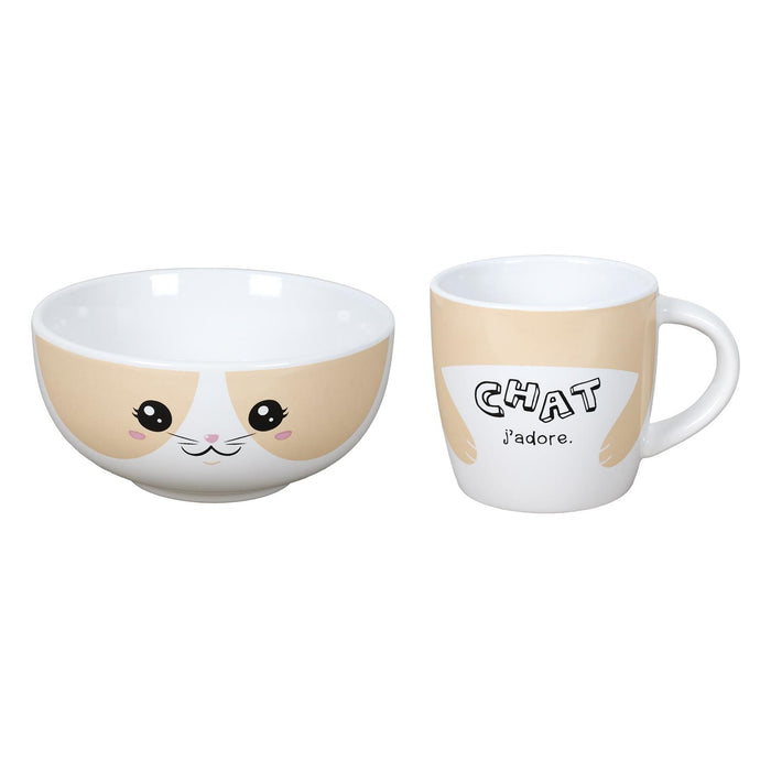 1 piece - MUG AND BOWL KAWAII M12 - for color option contact us on 03 46 45 47