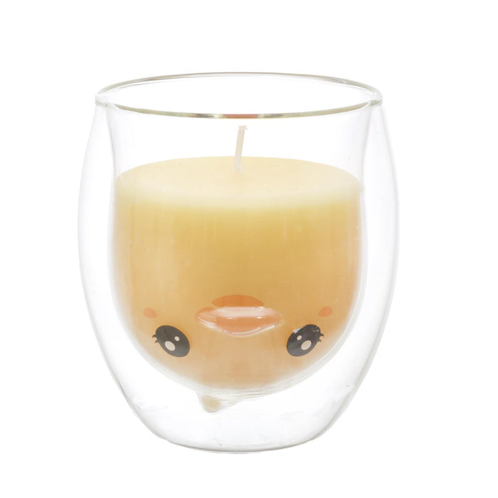 1 piece - SCENTED CANDLE GLASS DOUBLE WALL KAWAII M12 - for color option contact us on 03 46 45 47