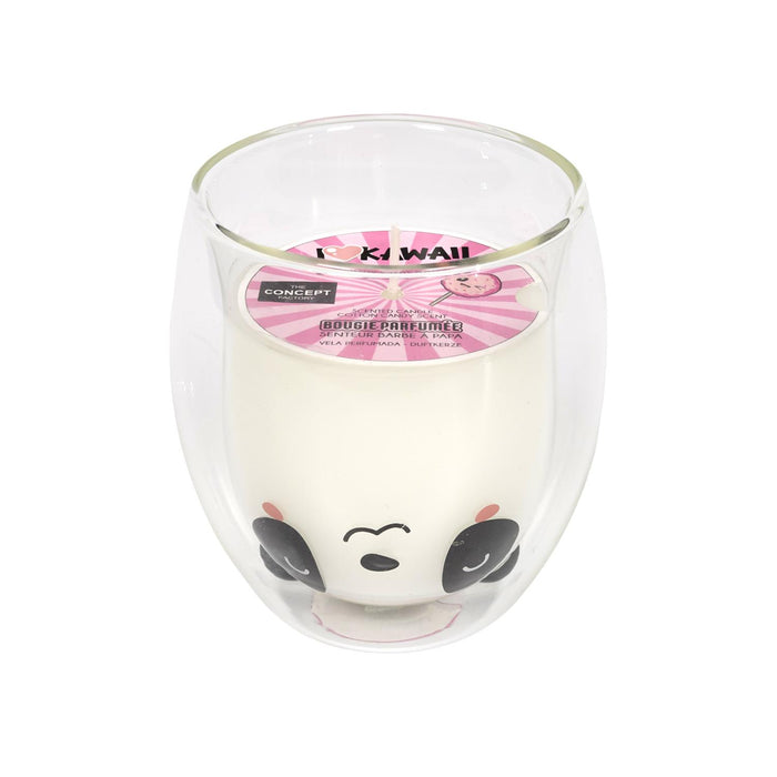 1 piece - SCENTED CANDLE GLASS DOUBLE WALL KAWAII M12 - for color option contact us on 03 46 45 47