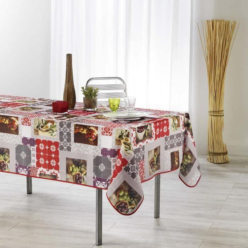 RECTANGLE TABLECLOTH 150 x 240 CM PRINTED CUT YARN PRADO