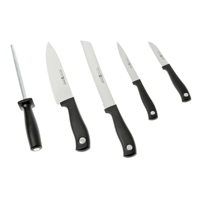 WUSTHOF SILVERPOINT KNIFE BLOCK SET WITH 5 PCS