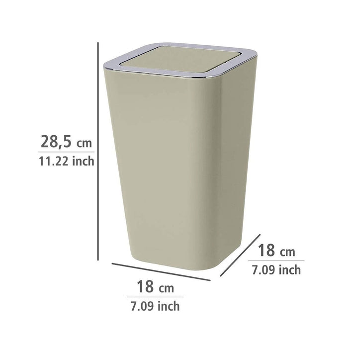 SWING COVER BIN CANDY TAUPE