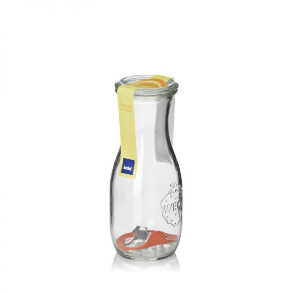 JUICE BOTTLE GLASS 540ML WITH LID