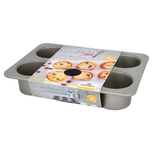 BAKER'S BEST,JUMBO MUFFIN TRAY,WITH LOOSE BOTTOM,3