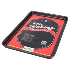 COOKIE SHEET,39,5CMX26,5CM,H2.2CM,WITH BLACK NON S