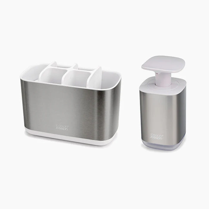 2-piece Stainless-steel Bathroom Sink Set