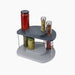 CupboardStore™ 2-tier Grey Rotating Organiser