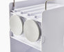 capsule 2 tier shower shelf white