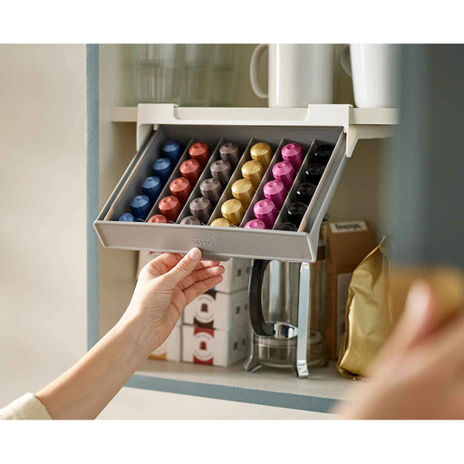 CupboardStore™ Grey Under-shelf Coffee Pod Drawer