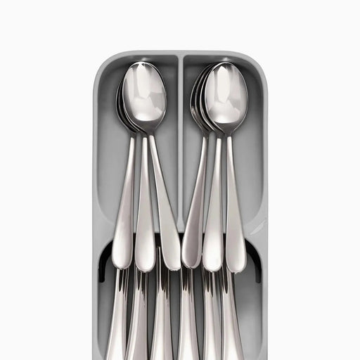 DrawerStore™ Grey Compact Cutlery Organiser