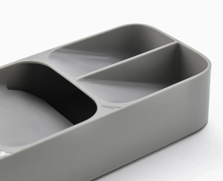 DrawerStore™ Grey Compact Cutlery Organiser