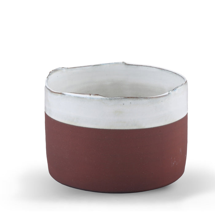 Serving Baking pot Ceramic OffWhite DIA 2