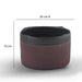 Serving Baking pot Ceramic Black DIA 20.5