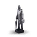 Person W Umbrella Resin Grey