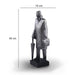 Person W Umbrella Resin Grey