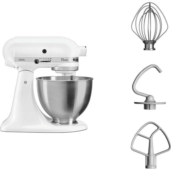 KitchenAid 4.3 L Classic Stand Mixer 5k45ss  -  5K45SSEWH