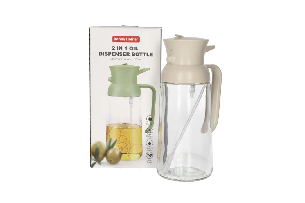 2 IN 1 OIL BOTTLE DISPENSER 550ML
