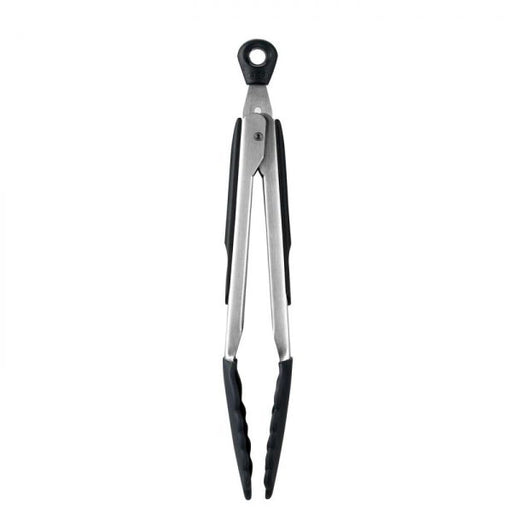 LOCKING TONGS WITH SILICONE HEADS 9"