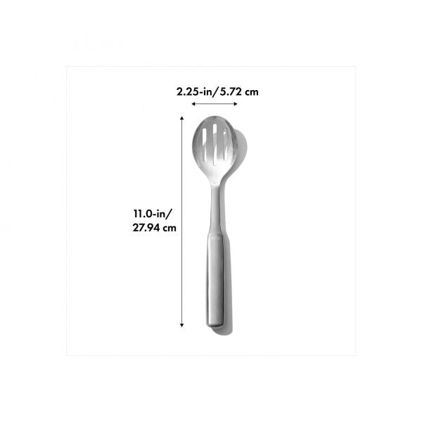 STEEL SLOTTED SERVING SPOON