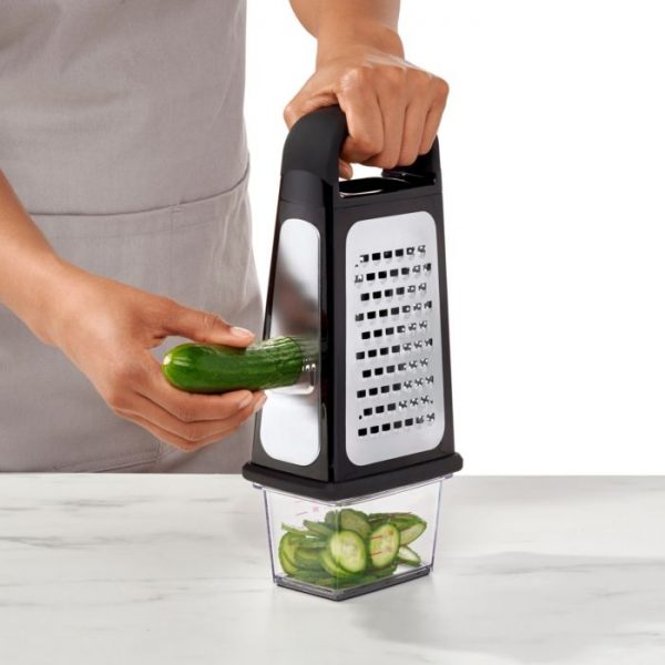 BOX GRATER WITH REMOVABLE ZESTER